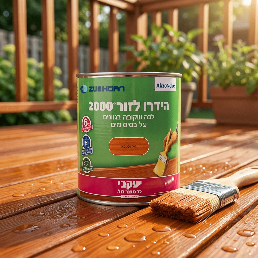 הידרו לזור - לכה מגוונת לעץ על בסיס מים - טיק 20 750 מ״ל