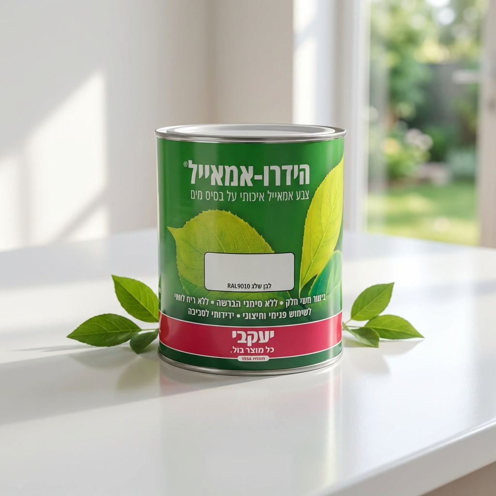 הידרו אמאייל - צבע לעץ ומתכת אדום