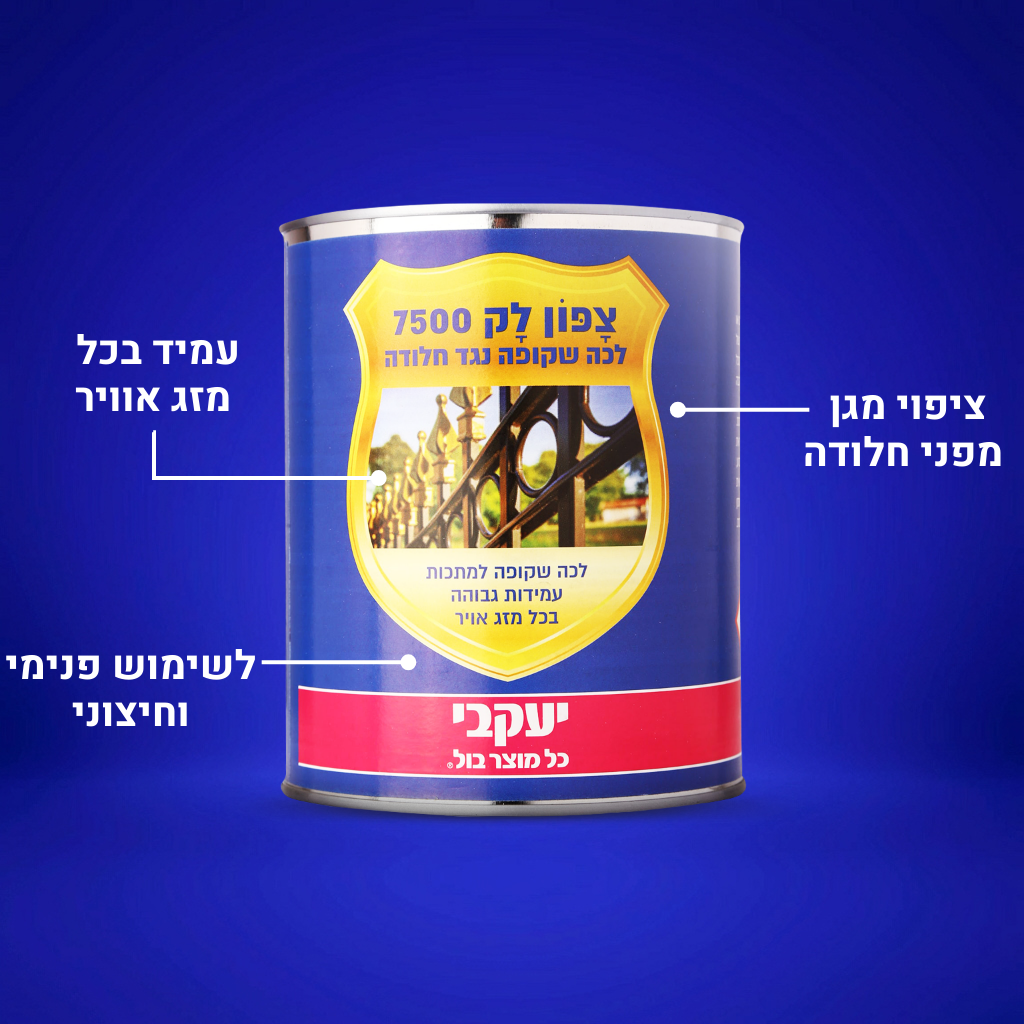 צפון לק - לכה למתכות נגד חלודה