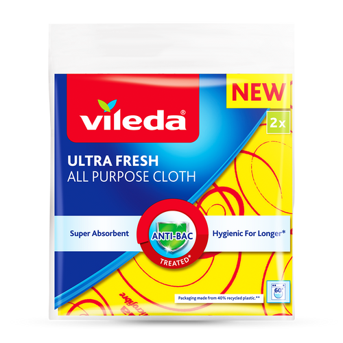 וילדה ULTRA FRESH - מטליות רב שימושיות - 2 יח'