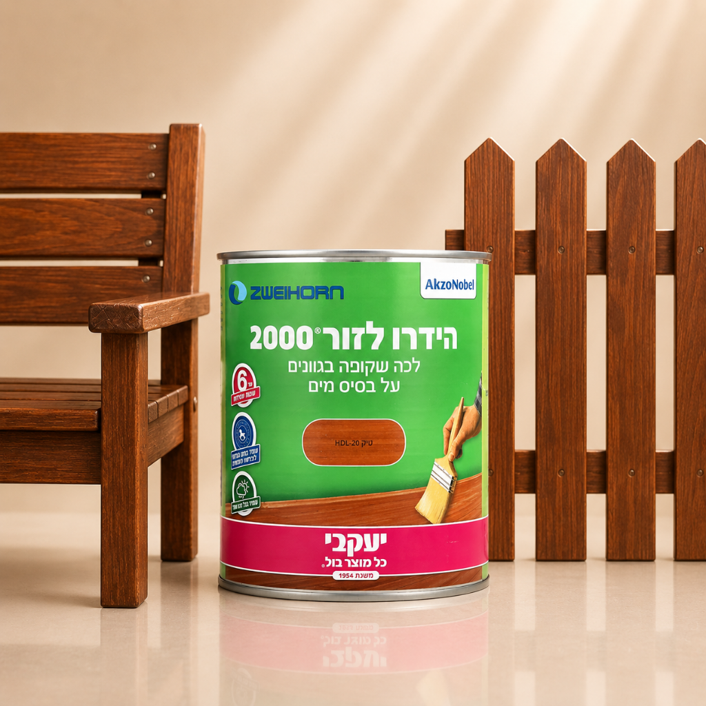צבעים ולכות לעץ
