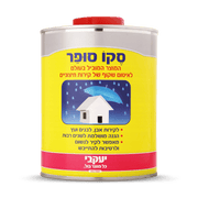 סקו סופר - חומר אטימה שקוף לקירות 1.0 ליטר