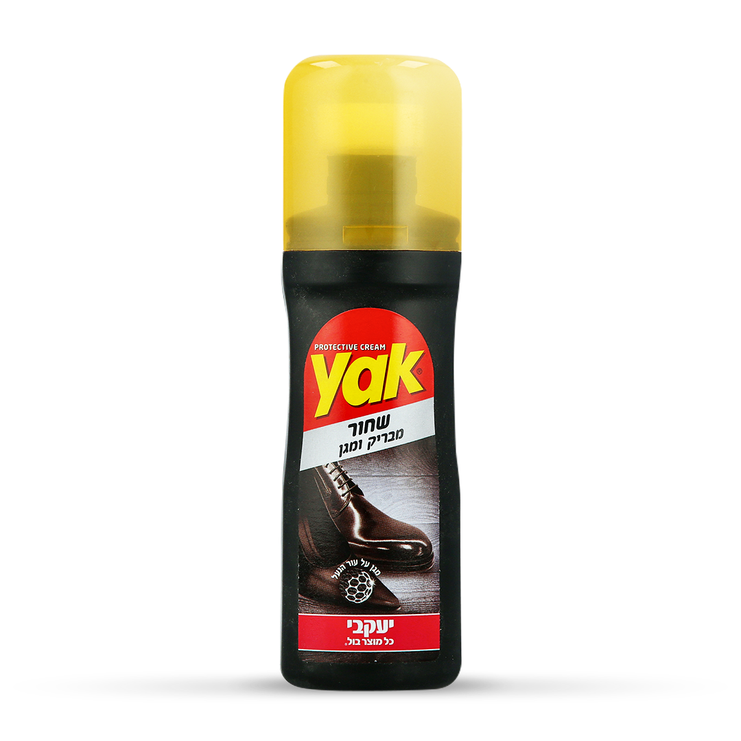 YAK- בקבוק מבריק נעליים בגוון שחור