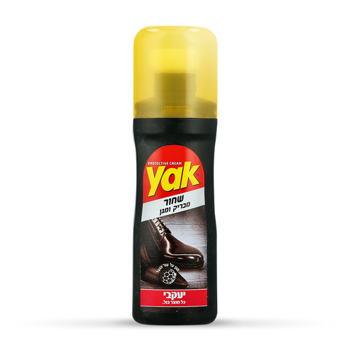 YAK- בקבוק מבריק נעליים בגוון שחור