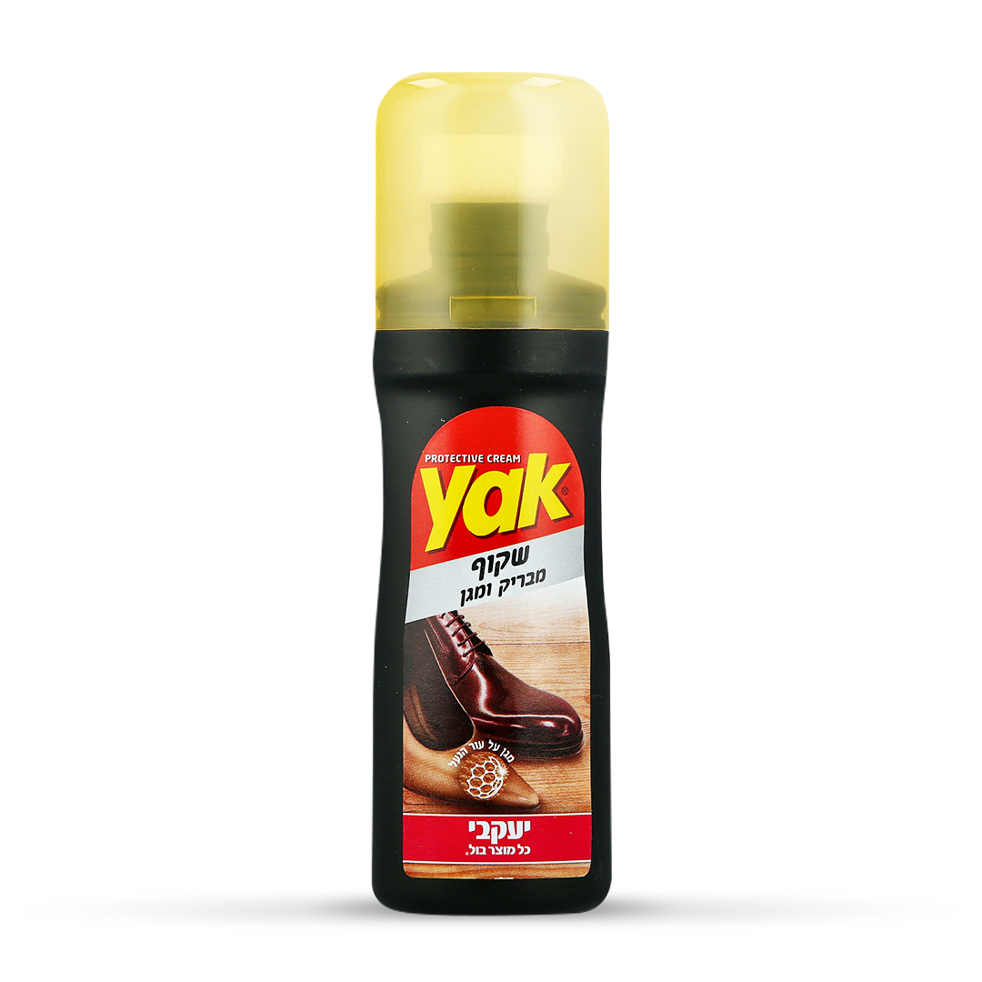 YAK- בקבוק מבריק נעליים בגוון שקוף