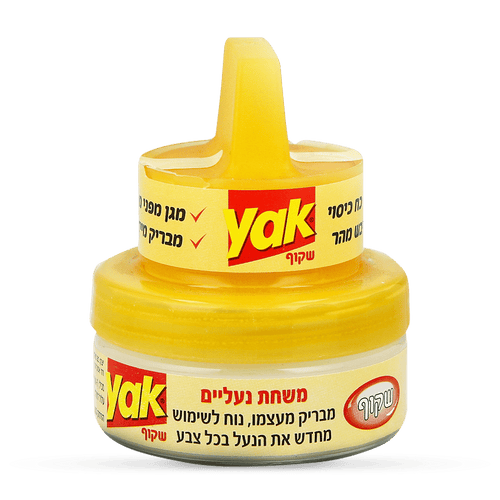 YAK משחת נעליים בגוון שקוף