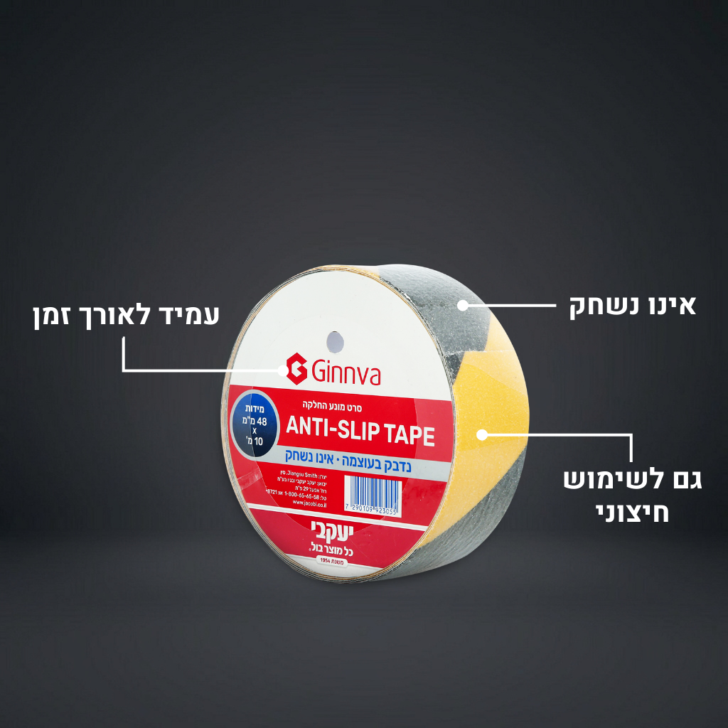 אנטי סליפ - סרט הדבקה מונע החלקה