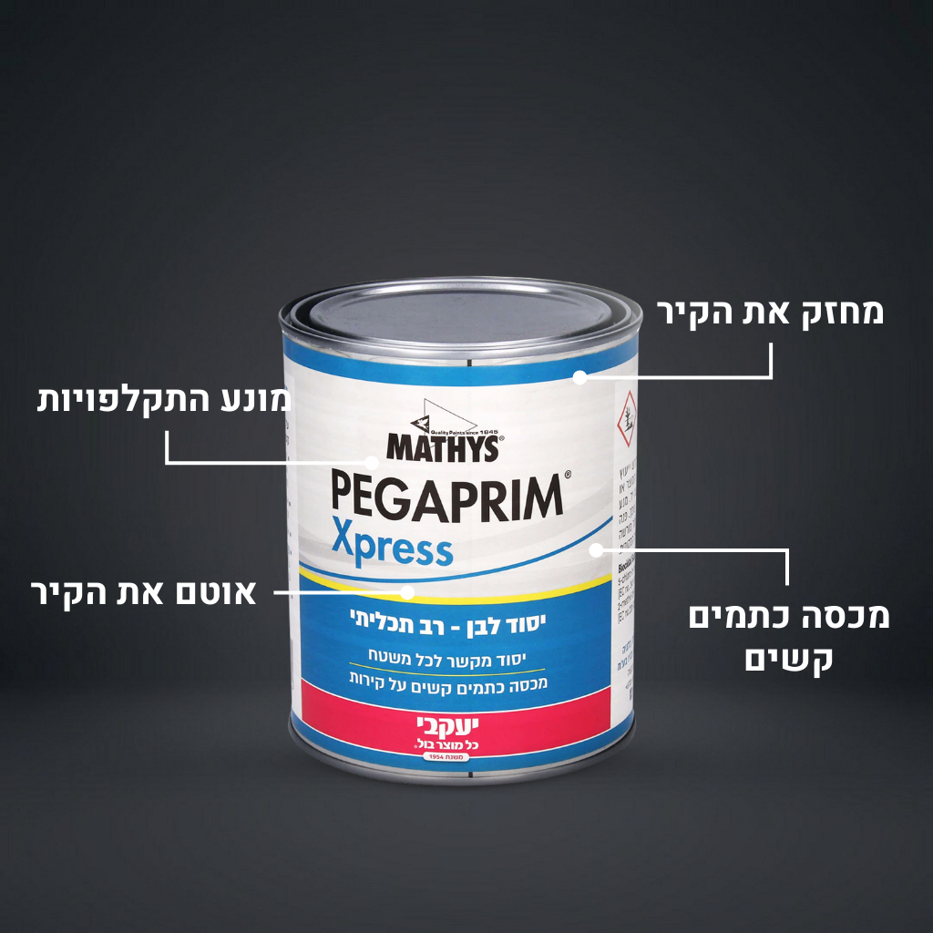 PEGAPRIM - יסוד מקשר לכל משטח 500 מ״ל