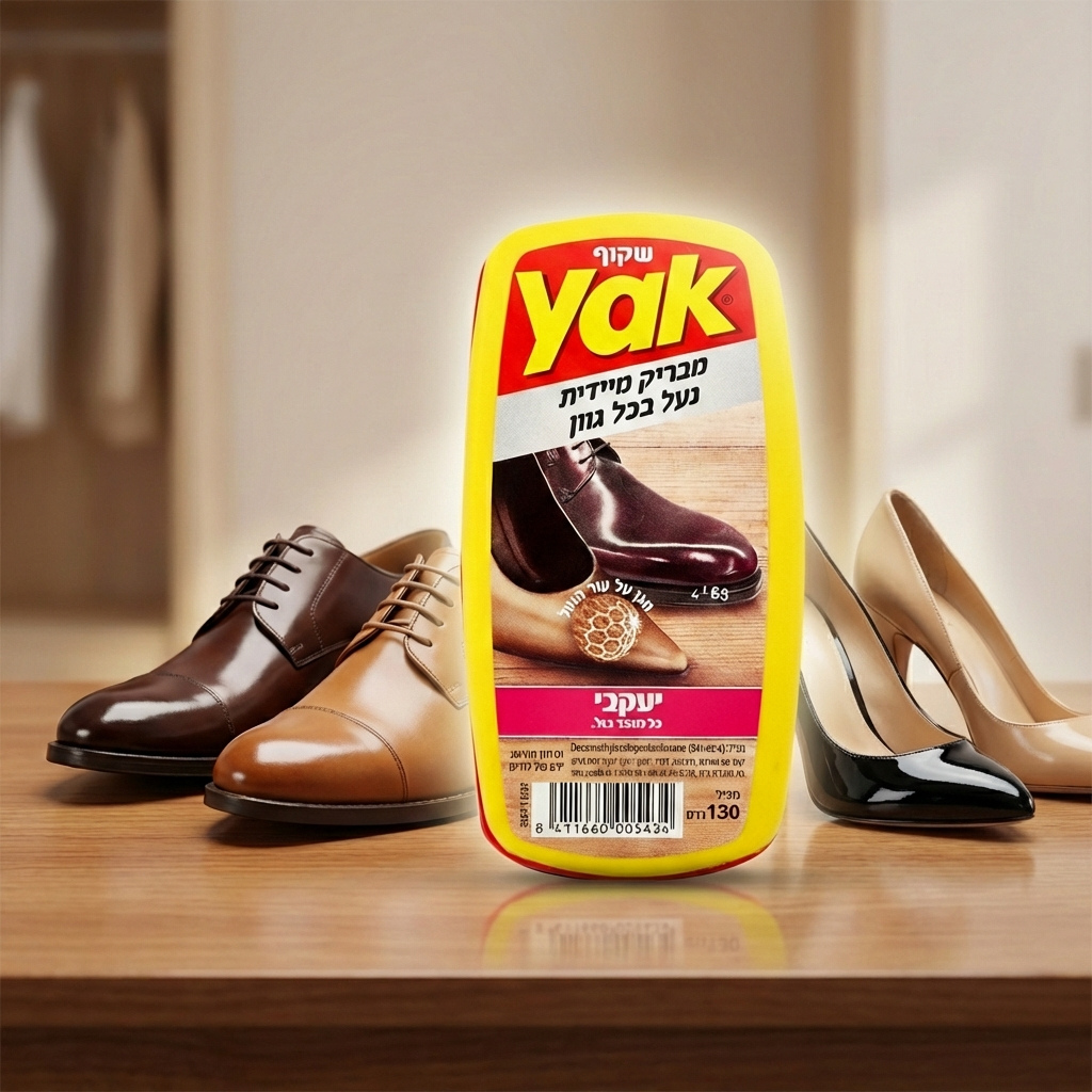 YAK - ספוג להברקת נעליים שקוף