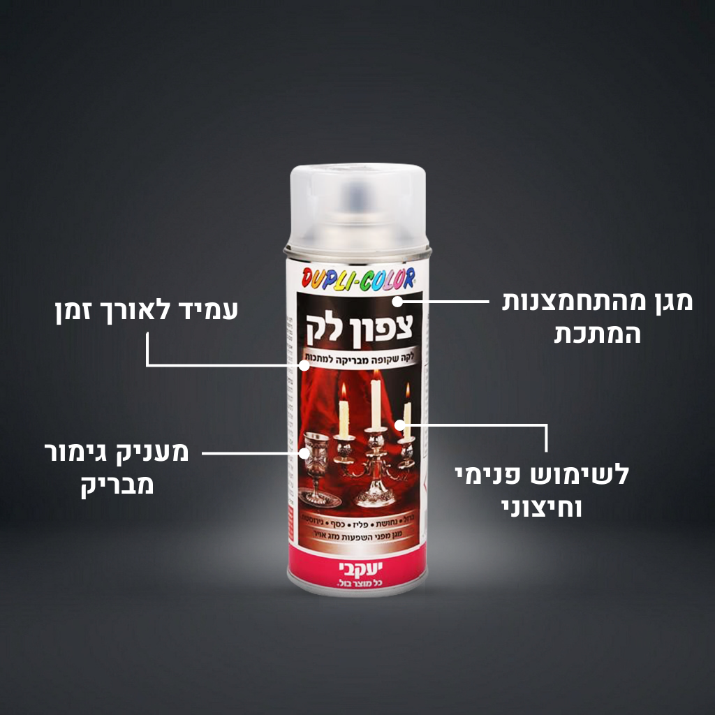 צפון לק - ספריי לכה למתכות נגד חלודה