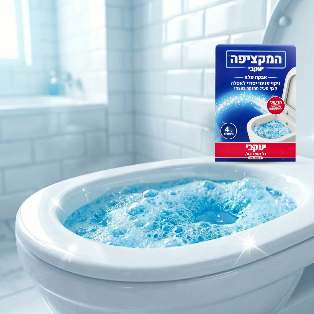 המקציפה – ניקוי פנימי יסודי לאסלה